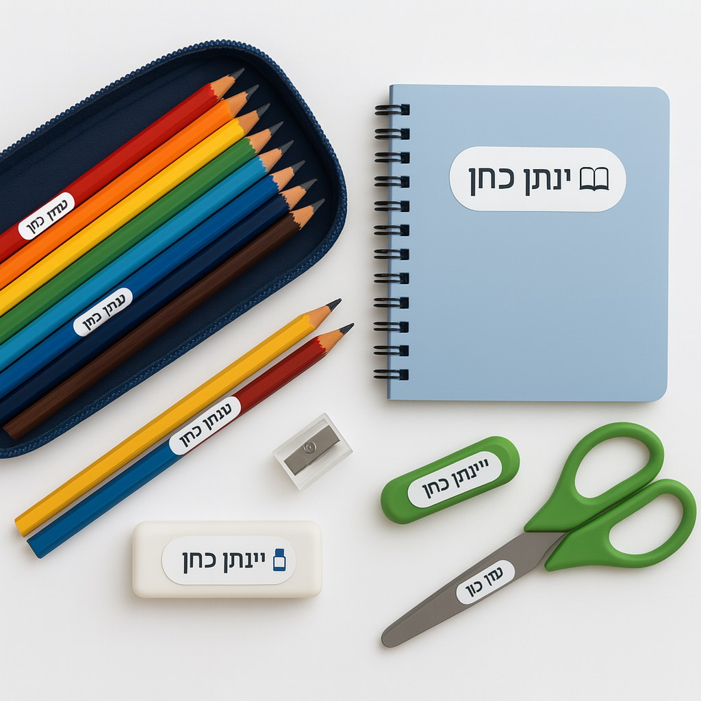 35 מדבקות למוצרי קלמר בקבוק/מחברות