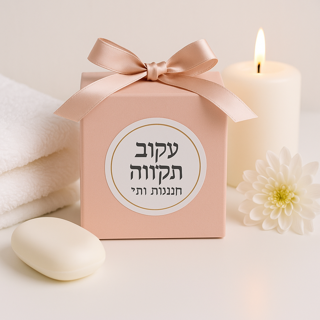 מדבקות מרגשות לערב מקווה